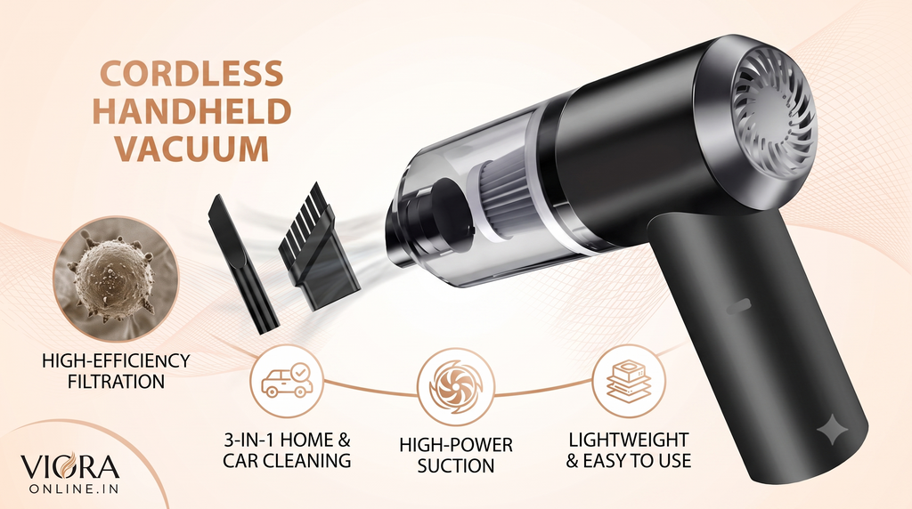 MINI VACUUM CLEANER For Car and Home