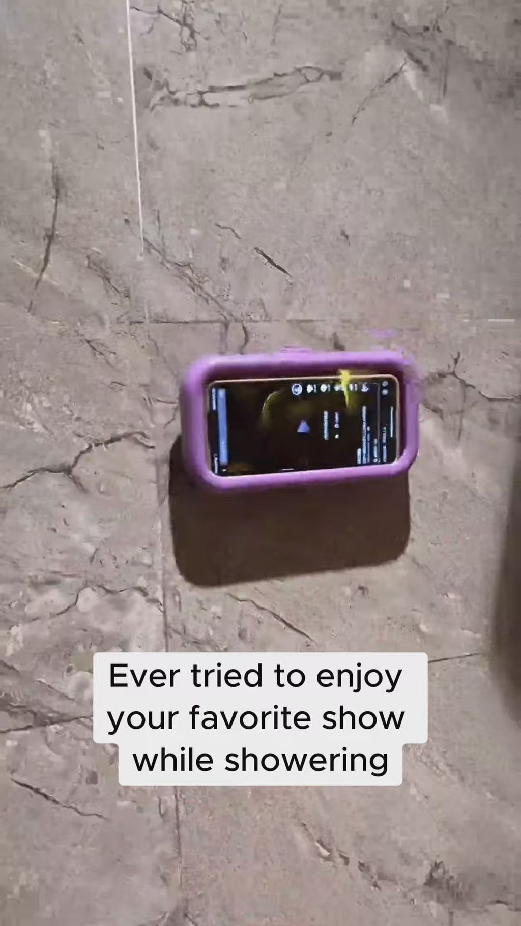 Waterproof Bathroom Wall Mount Phone Holder